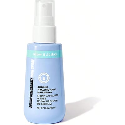 Slow Sunday Natriumhyaluronaat Haarspray, Anti-frizz, Voedend, Houdt het Haar Zacht en Glanzend, Booster, Geschikt voor Alle Haartypes, Een Goede Keuze voor Bruiloften, Vakanties, Strand, Reisbenodigdheden, Paascadeaus, Geschikt voor Haarverzorging in de Zomer