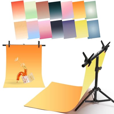 Dailygoods- Fotoachtergrond Dubbelzijdig - 7 Stuks - Waterdicht - Herbruikbaar - Luxe Standaard - 86 x 57 cm - Achtergrondpapier