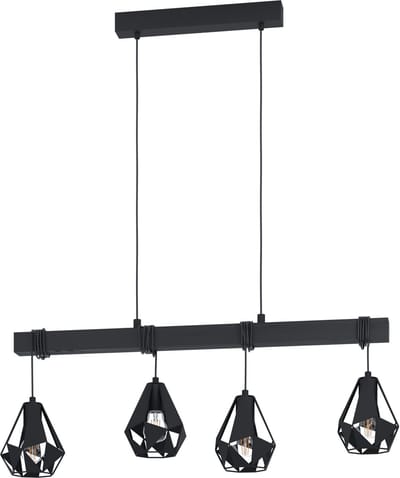 EGLO Townshend 7 Hanglamp - E27 - Zwart