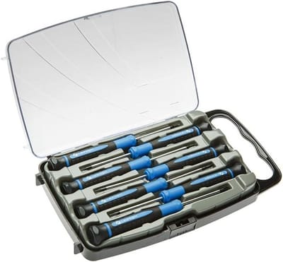 Precisieschroevendraaierset met 6 magnetische bits voor kleine elektronica