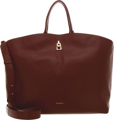 COCCINELLE Leren Shopper Schoudertas Magie Handbag Brule Terracotta