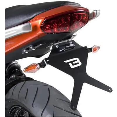 Motorfiets kentekenplaathouder Barracuda Kawasaki ER6-n 09-11