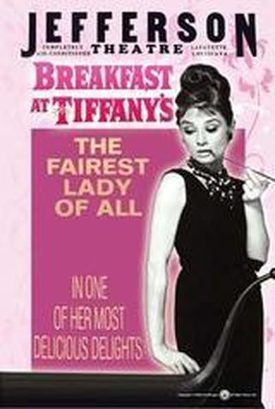Audrey Hepburn poster  - Breakfast at Tiffany,s - Hollywoodfilm - retro - 68 x 98 cm