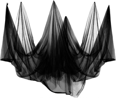 Insectennet - Vogelnet - Tuinnet - Gewasbescherming - 2.4 x 10 m - Tuinspullen - Plantenbeschermingsnet - Polyester - Vijverbescherming - Moestuinnet - Herbruikbaar - Voor het beschermen van hekken, moestuinen, vijvers - Zwart