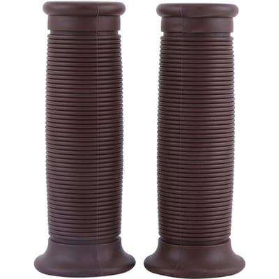 1 Paar 22mm 25mm Universele Motorfiets Stuur Vintage Handvatten Koffie black