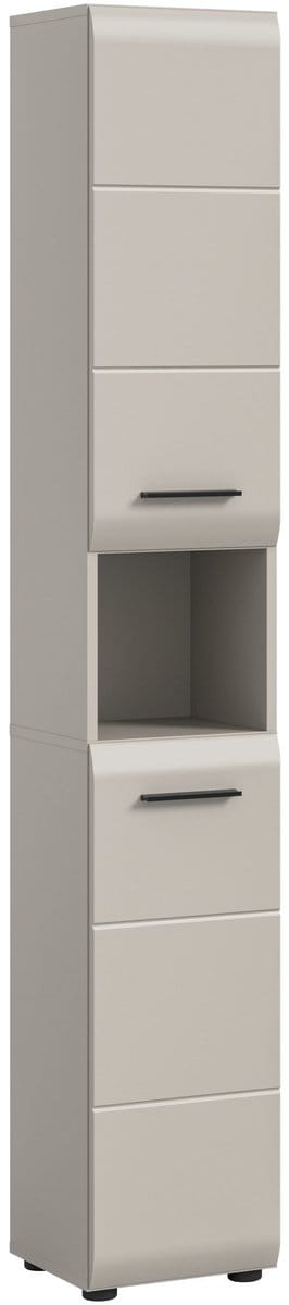 Hoge Badkast in Kasjmier - Moderne Opbergoplossing voor Badkamer - 185 cm Hoog