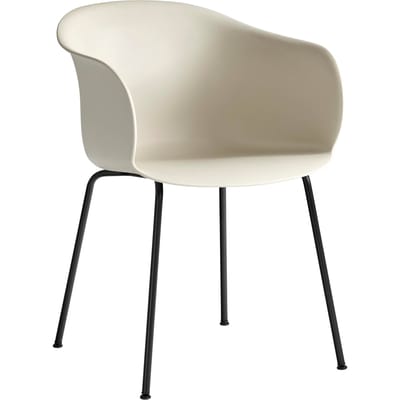 &Tradition - Elefy JH28 Stoel - black - beige