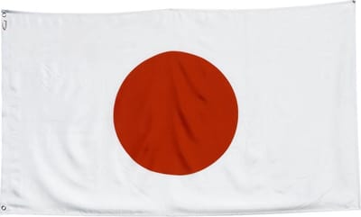2 Japanse vlaggen - Vlaggen van Japan - Nisshōki - Hinomaru - 150/90CM - 2 stuks - Polyester - WK - Voetbalvlag - CHPN
