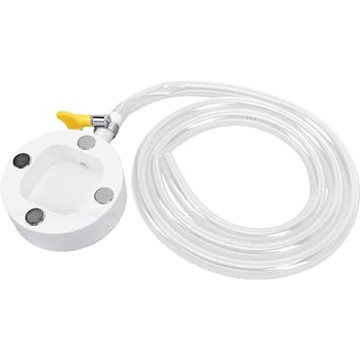 Magnetische Raam AC Afvoer Kit Duidelijke Condensafvoerslang met Roestvrijstalen Klem Magnetische Afvoeradapter voor Raam AC en white
