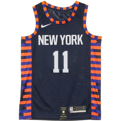 Basketbaltanktop voor heren Nba Swingman Jersey City Edition nr. 11 Frank Ntilikina Neykni
