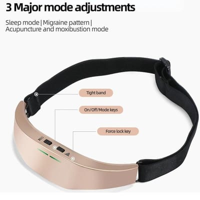 Upgrade Elektrische Hoofdmassager Stimulator Therapie Antistress Ontspanning Lichaamsmassage Verwijder Spanning Vermoeidheid Massageador Tool black