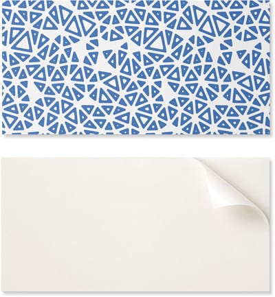 Esthetisch vinylbehang met print, 100x50 cm, abstract driehoekspatroon