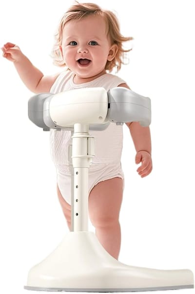 Verstelbare Douchehouder - Baby Badje - Veilig Douchen - Meertraps Verstelbaarheid - 39-54 cm - Wit
