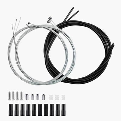 Universele Fietskabel 2 m - Dunne Stalen Remkabel met Einde en O-Ring voor Fietsen, Mountainbike en Stadsfiets Accessoires