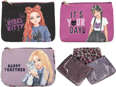 Depesche - TOPModel statement toilettas - REBEL KITTY - 1 stuk