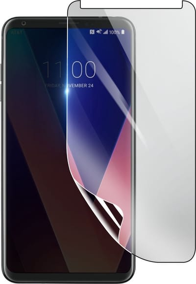 3mk, Geschikt voor LG V30 Plus, Schokbestendige Hydrogel Screenprotector, Transparant