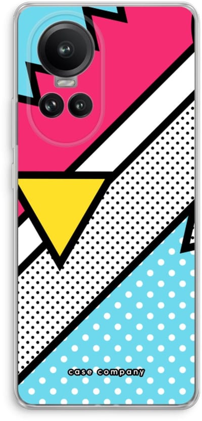 Case Company® - Hoesje geschikt voor Oppo Reno 10 Pro hoesje - Pop Art #3 - Soft Cover Telefoonhoesje - Bescherming aan alle Kanten en Schermrand