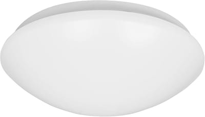 Plafondlamp Star met Bewegingsmelder - Wit, E27 Fitting voor LED en Gloeilampen - Geschikt voor Hal, Trappenhuis, en Keldertrap