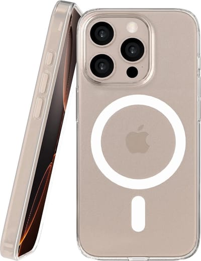 Hoesje Geschikt voor Apple iPhone 16 Pro | NEKIT Bare | 1.2MM Thin Case | Ultradun en Ultralicht Design | Verfijnde Bescherming | Compatibel met MagSafe / Qi2 | Transparant