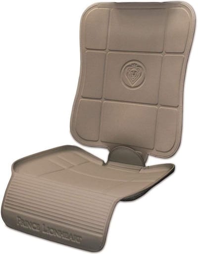 Prince Lionheart 2 Stage® SeatSaver® | Autostoel Beschermer | Voorkomt schade aan Isofix-autostoeltjes | Veegt schoon | Past Met Autostoelen En Boosters | Hoge Dichtheid Schuim | Trap Guard - Neutraal