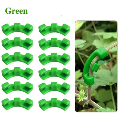 10 stuks Herbruikbare 90° Takbuiger, Lage Druk Training Tomaat, Chili, Aardbei Resultaten Verhoging Opbrengst Clip 10pcs groen