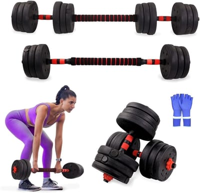 Verstelbare Dumbbells 2-in-1 - Gewicht van 2-20 kg voor Thuisfitness