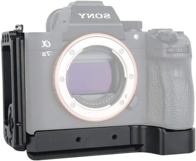 L Bracket Houder L Plaat voor Sony A7RIII/A7MIII/A7MII/A7RII/A7SII/A9 met Snelle Ontgrendeling en Arca-Swiss Compatibiliteit voor Stabiliteit en Flexibiliteit