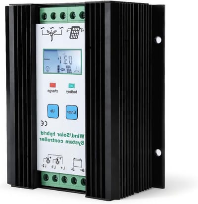 Voltage Regulator en Oplaadcontroller voor 12V/24V Wind- en Zonne-energie, Ideaal voor Straatlampen en Duurzame Energieoplossingen