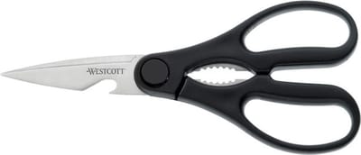 Westcott huishoudschaar - 21cm - kunststof - keukenschaar met flesopener - AC-E30100
