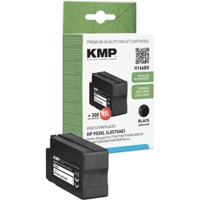 Inktcartridge KMP, vervangt HP 953XL (L0S70AE), tot 2300 pagina's, enkele verpakking, zwart