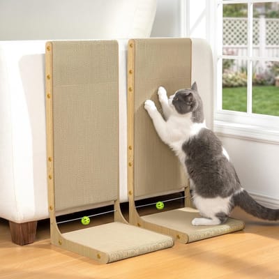L-vormige Krabmat voor Katten - Duurzaam, Comfortabel en Ideaal voor Krabben en Spelen