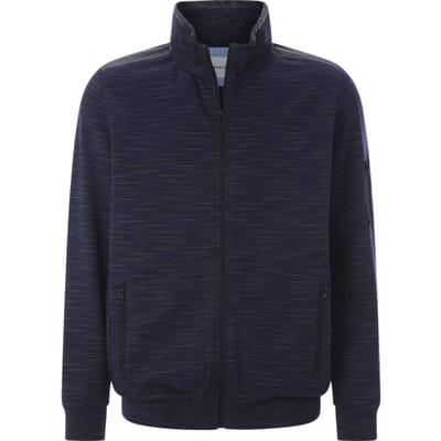Babista herren Sweatvest - 44/46 - donkerblauw - Plus Size