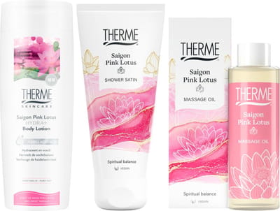 Therme Cadeauset Saigon Pink Lotus Douche & Body
