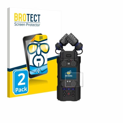 BROTECT - Screenprotector voor Zoom H5 Studio - Folie Beschermfolie transparant 2 Stuks