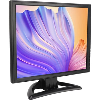 17 inch LED-monitor met VGA HD Multimedia AV BNC USB DC-ingang Draagbaar HD Kleurendisplay met UK Plug