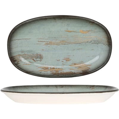 Bonna Serveerschaal - Madera - Porselein - 29x17 cm - set van 2
