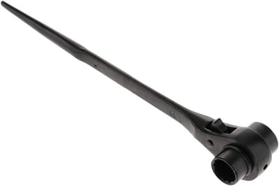 12-Punts Ratchet Podger Sleutel van Staal voor Steigerbouw - Dubbele Socket 30-32mm, Robuust en Duurzaam