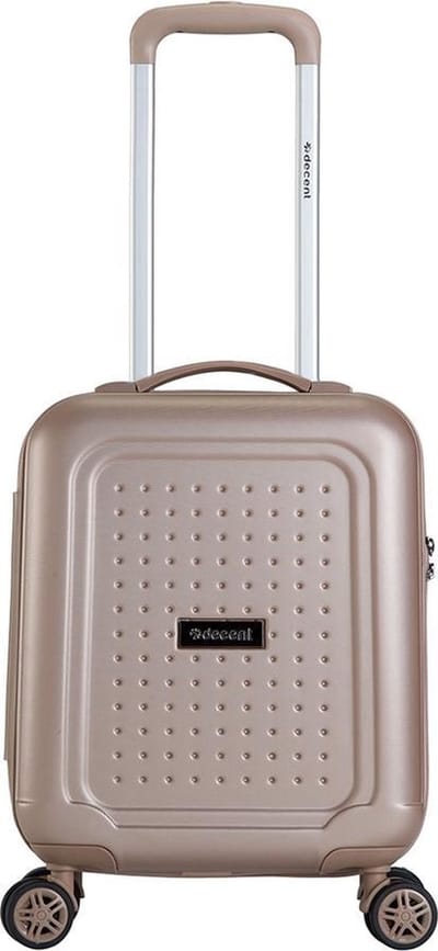 Decent MAXI-AIR Spinner TSA Reiskoffer 29 liter – Underseater ANWB Testwinnaar 2025 - Handbagage koffer 42x32x20cm - Lichtgewicht koffer - Reiskoffer - Veilig TSA Cijferslot – Zalm roze