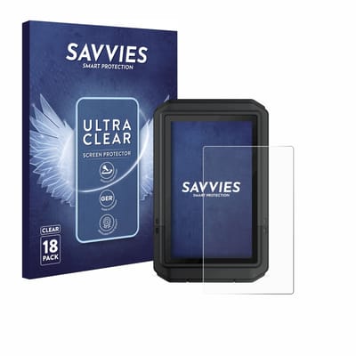 Savvies - Screenprotector voor Garmin eTrex Touch 2025 - Folie Beschermfolie transparant 18 Stuks