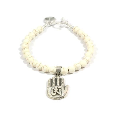 Heaven Eleven - howliet met 925 zilver buddha handje
