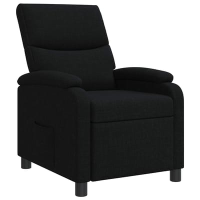vidaXL - Recliner - Zwart - Stof