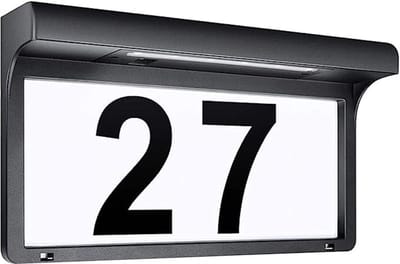 huisnummer 31.5L x 17.5W centimetres