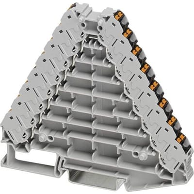Phoenix Contact 3270142 Potentiaalverdeler 8.3 mm Spanveer Grijs 10 stuk(s)