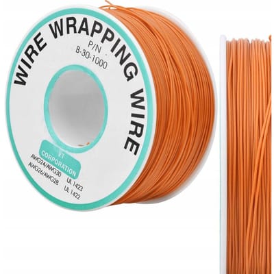 Rosfix Laagspanningskabel Kynar - 0,25 mm Getinnde Koper AWG30 - Ø0,6 mm Isolatie