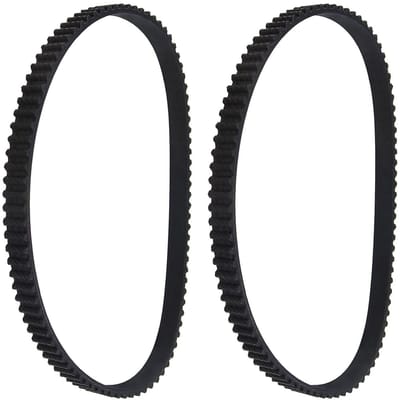 Dailygoods- Aandrijfriem 91 Tanden - Rubber - 3mm Tandhoogte - 6mm Breedte - 273mm Omtrek - Gesloten Lus - Compatibel met VAX Platinum Power ECB1SPV1 - Stofzuigerriem