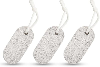 Cosensi- Puimsteen Set van 3 - Natuurlijke Vulkaansteen - Eeltverwijderaars - Voetverzorging - Zachte Peeling - Ergonomisch Ontwerp