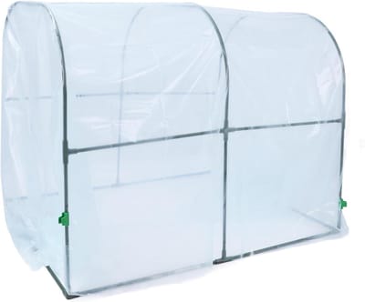 Draagbare Broeikas - Kweekkas Tuin - Planten Beschermen - Ademend Geïsoleerd - 80x200cm - Blauw Transparant