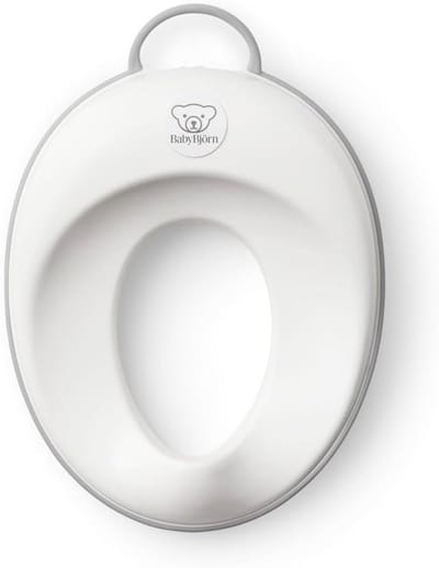 Toiletbril voor kinderen, wit/grijs