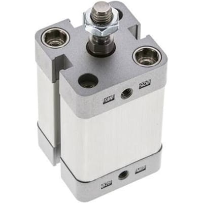 ISO 21287 Compacte Enkelwerkende Cilinder 25-25mm - Magnetisch - Mannelijke Stang