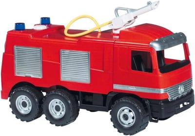 Brandweerwagen Speelgoed - Brandweer Truck - Kinderspel - Waterkanon 8 meter - 70 cm - Blauw Zilver